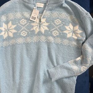 Blue & Ivory Women's Sweater